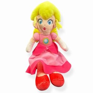 Nintendo Super Mario Bros Princess Peach Plush 12"